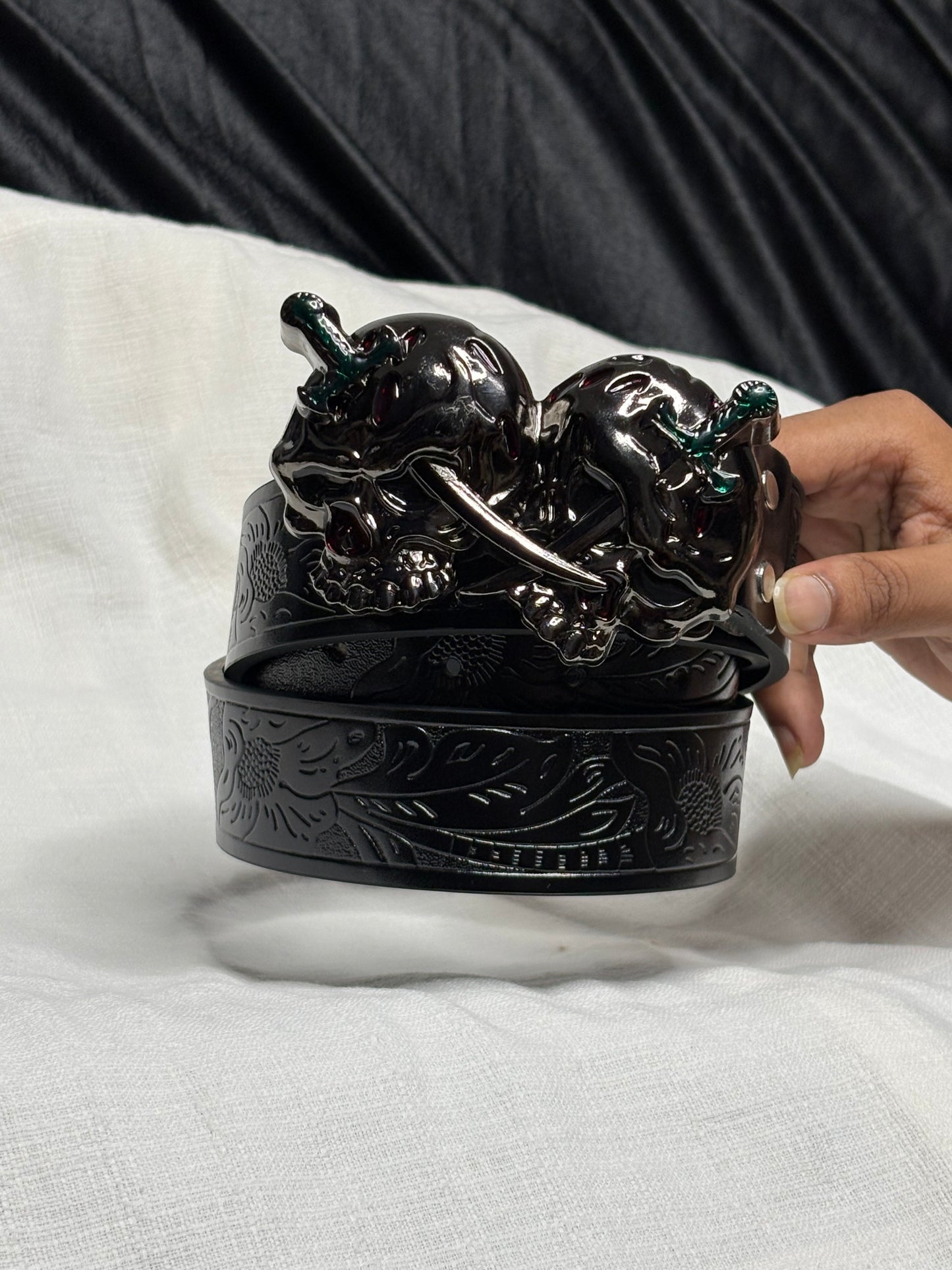 Execution Skull Buckle Belt 🗡️💀