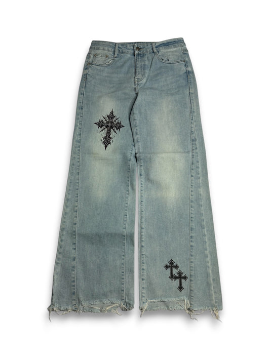 Printed Denim (Thrifted)