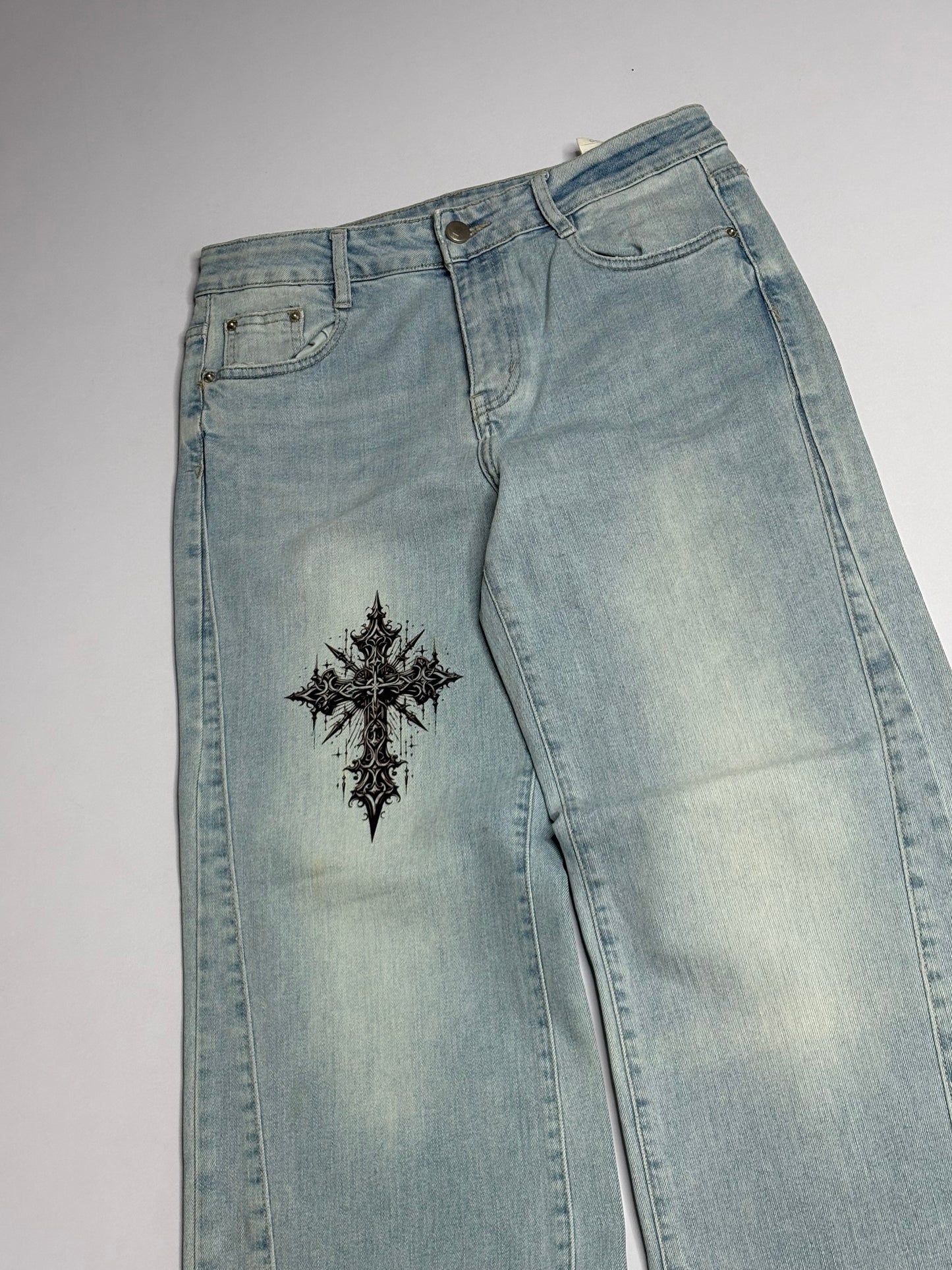 Printed Denim (Thrifted)