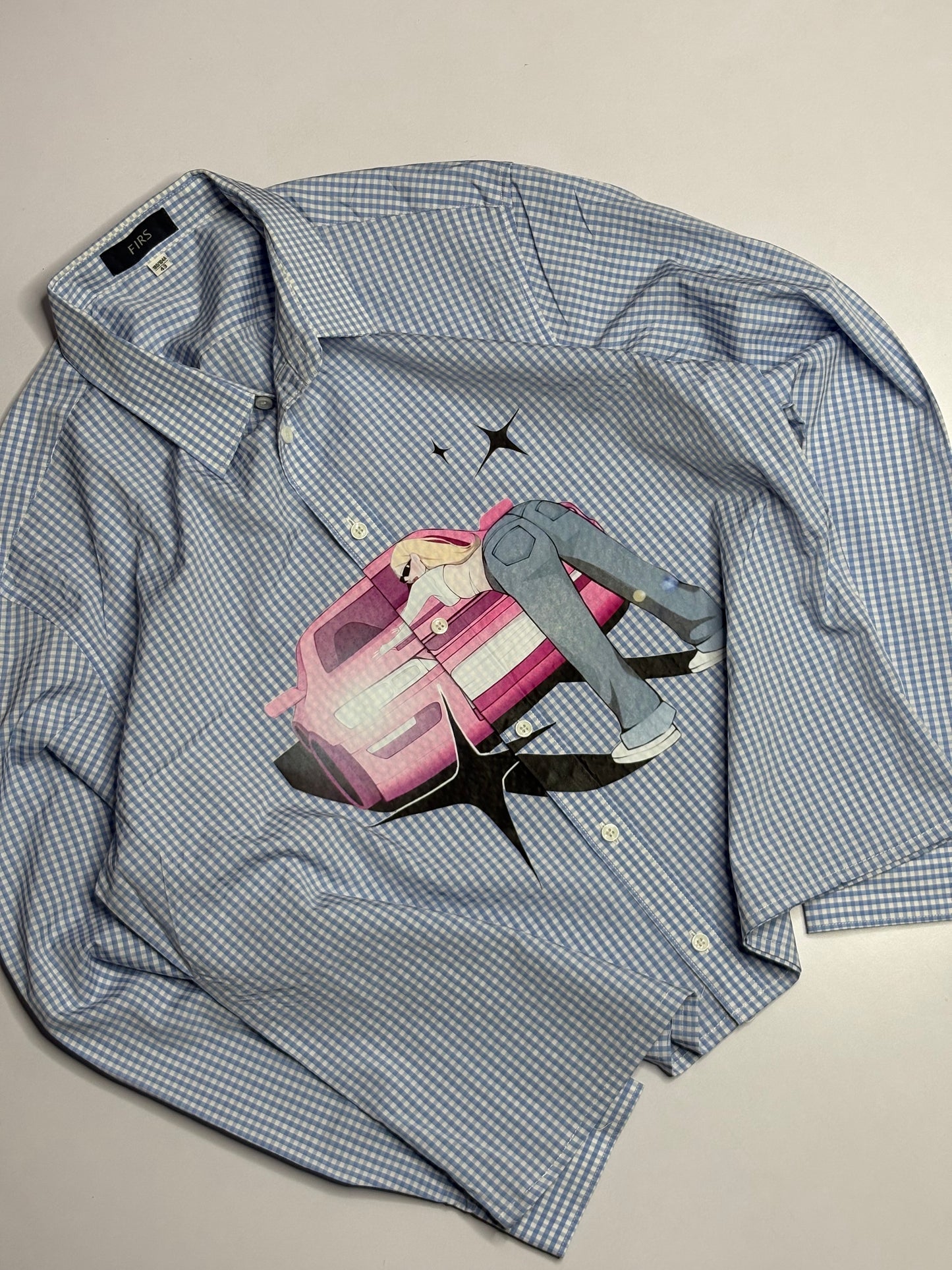 Printed Boxy Shirt