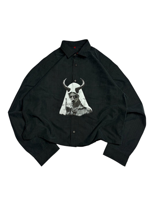 Printed Boxy Shirt