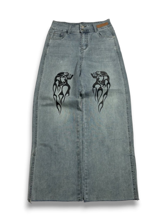Printed Denim (Thrifted)