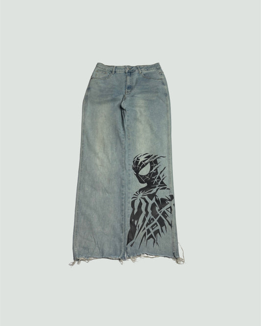 Printed Denim (Thrifted)