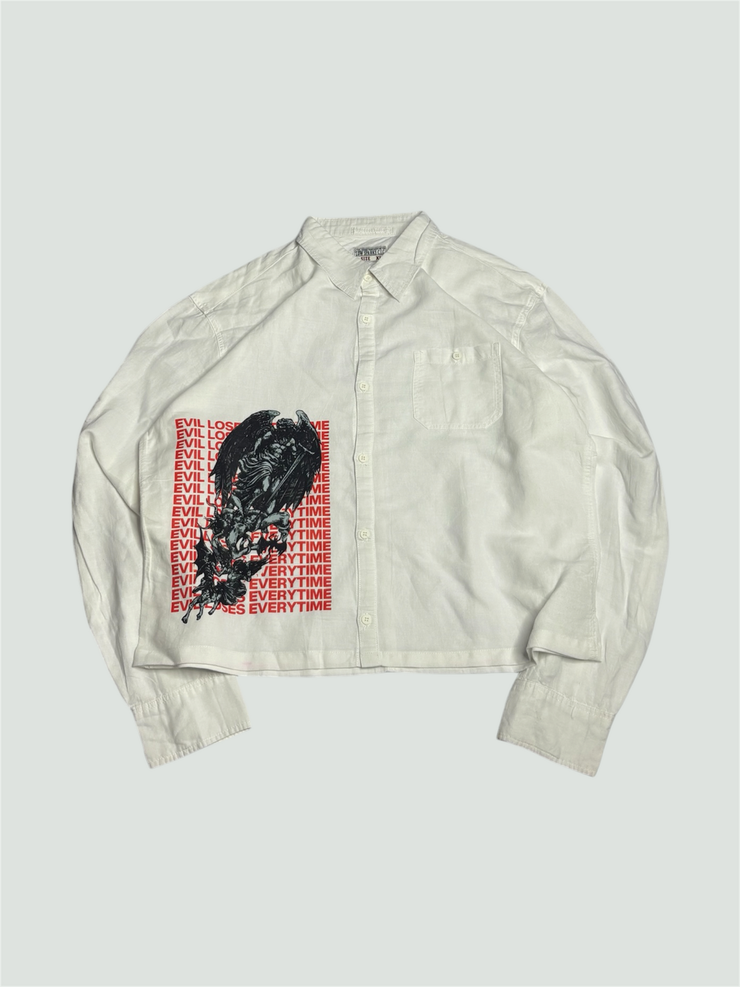 Printed Boxy Shirt