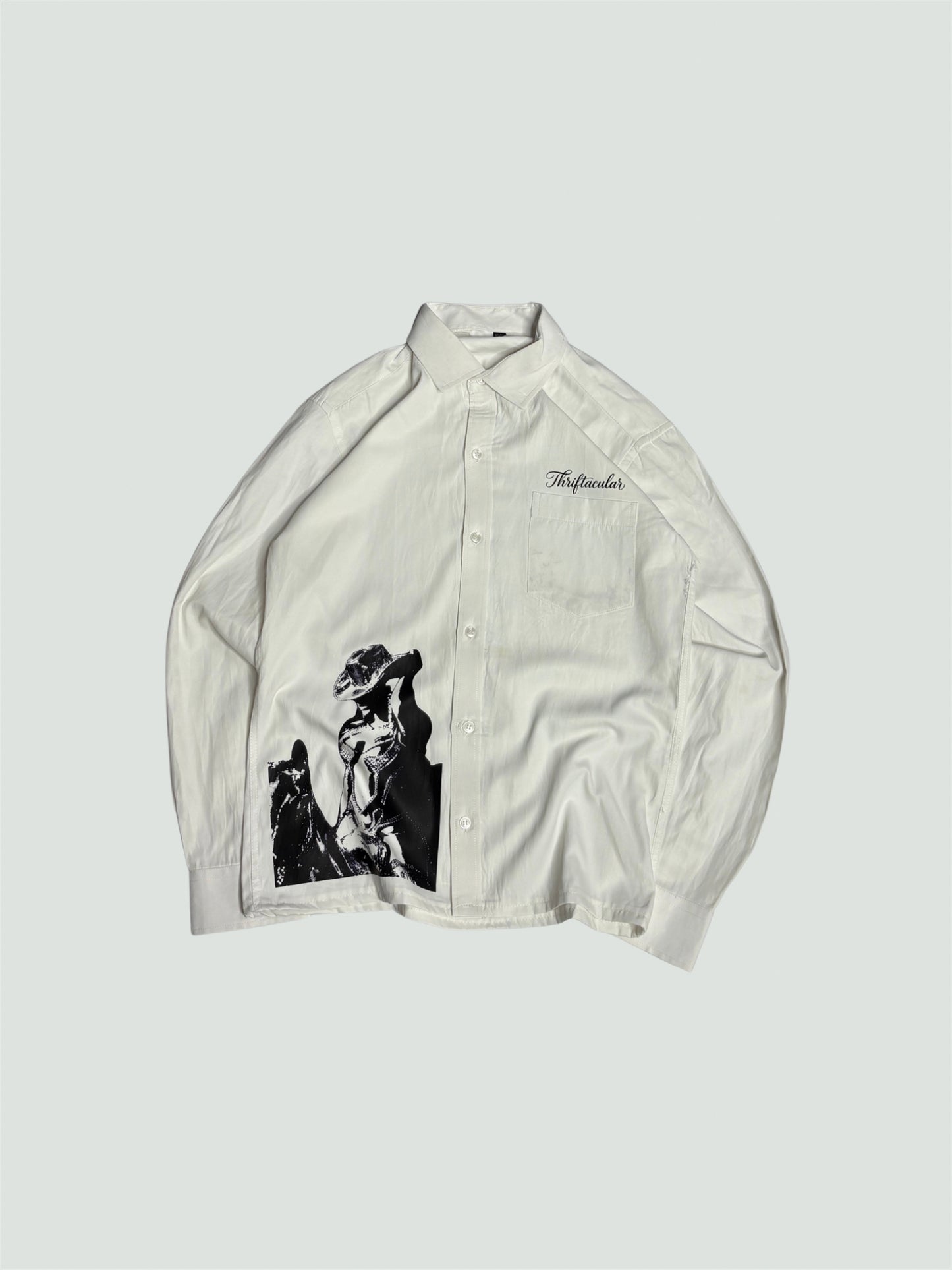 Printed Boxy Shirt