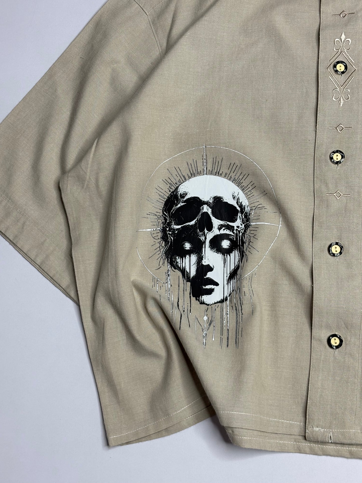 Printed Boxy Shirt