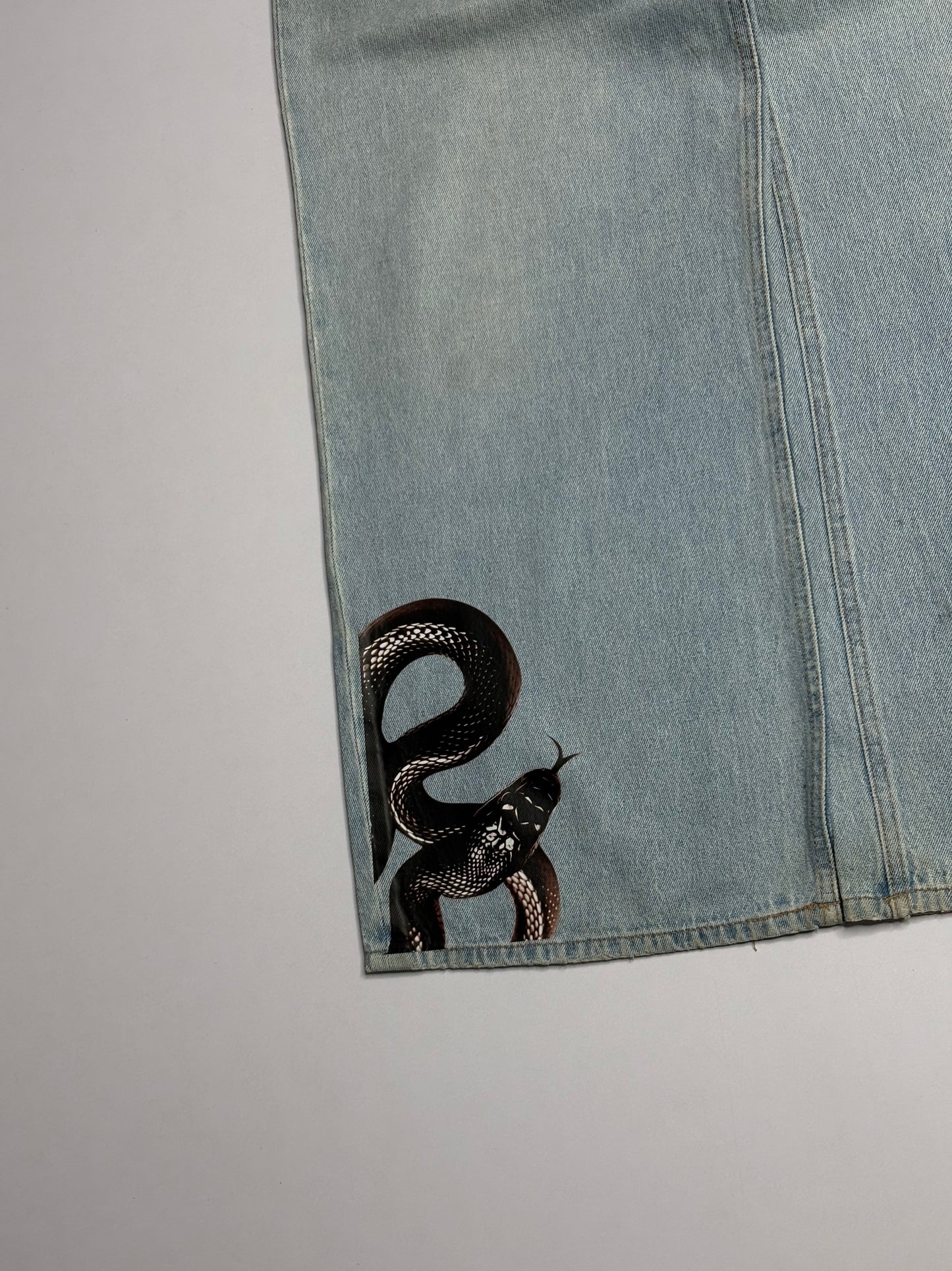 Printed Denim (Thrifted)