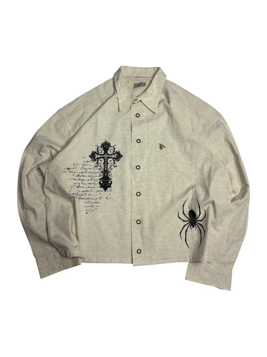 Printed Boxy Shirt