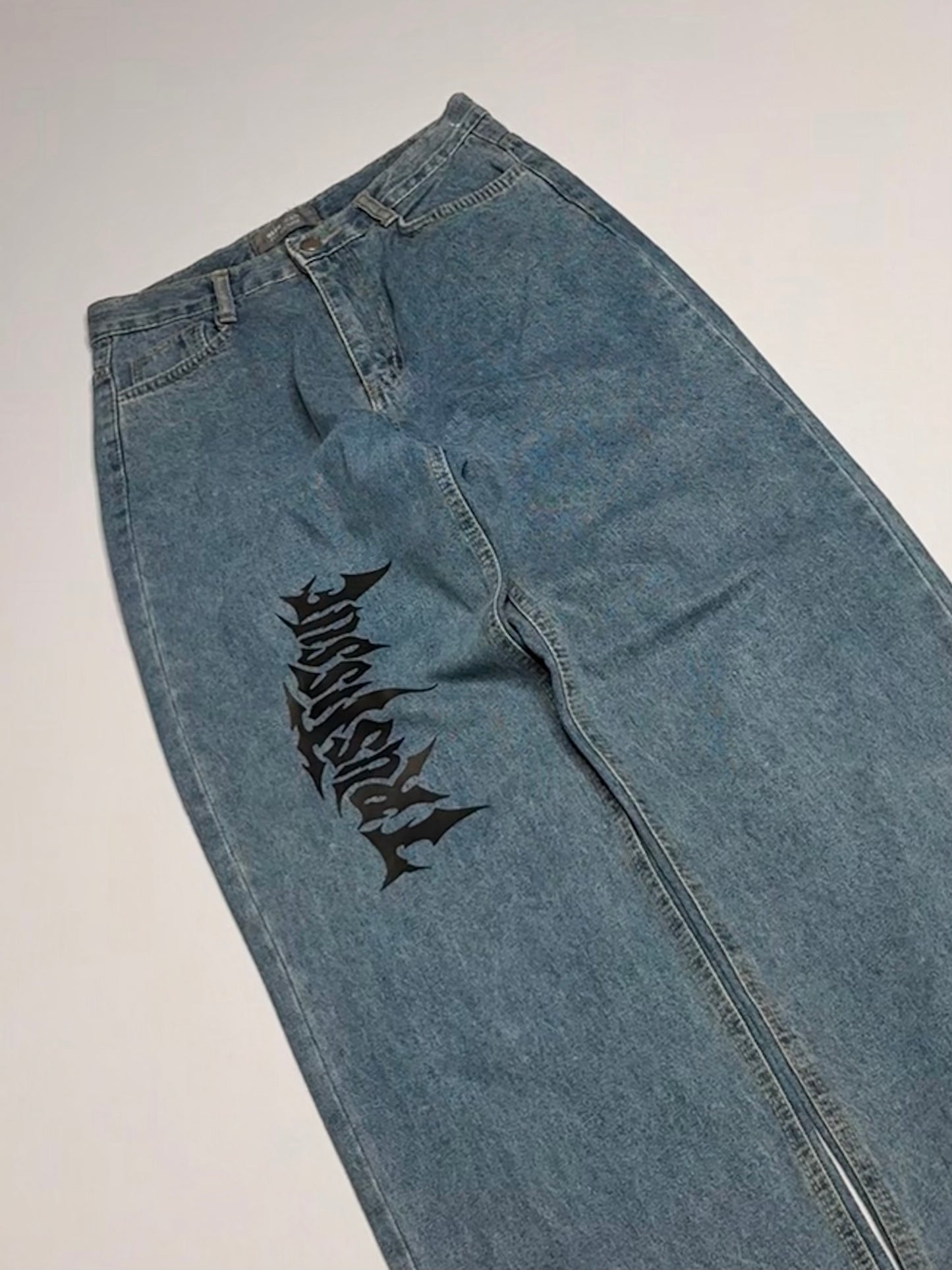 Printed Denim (Thrifted)