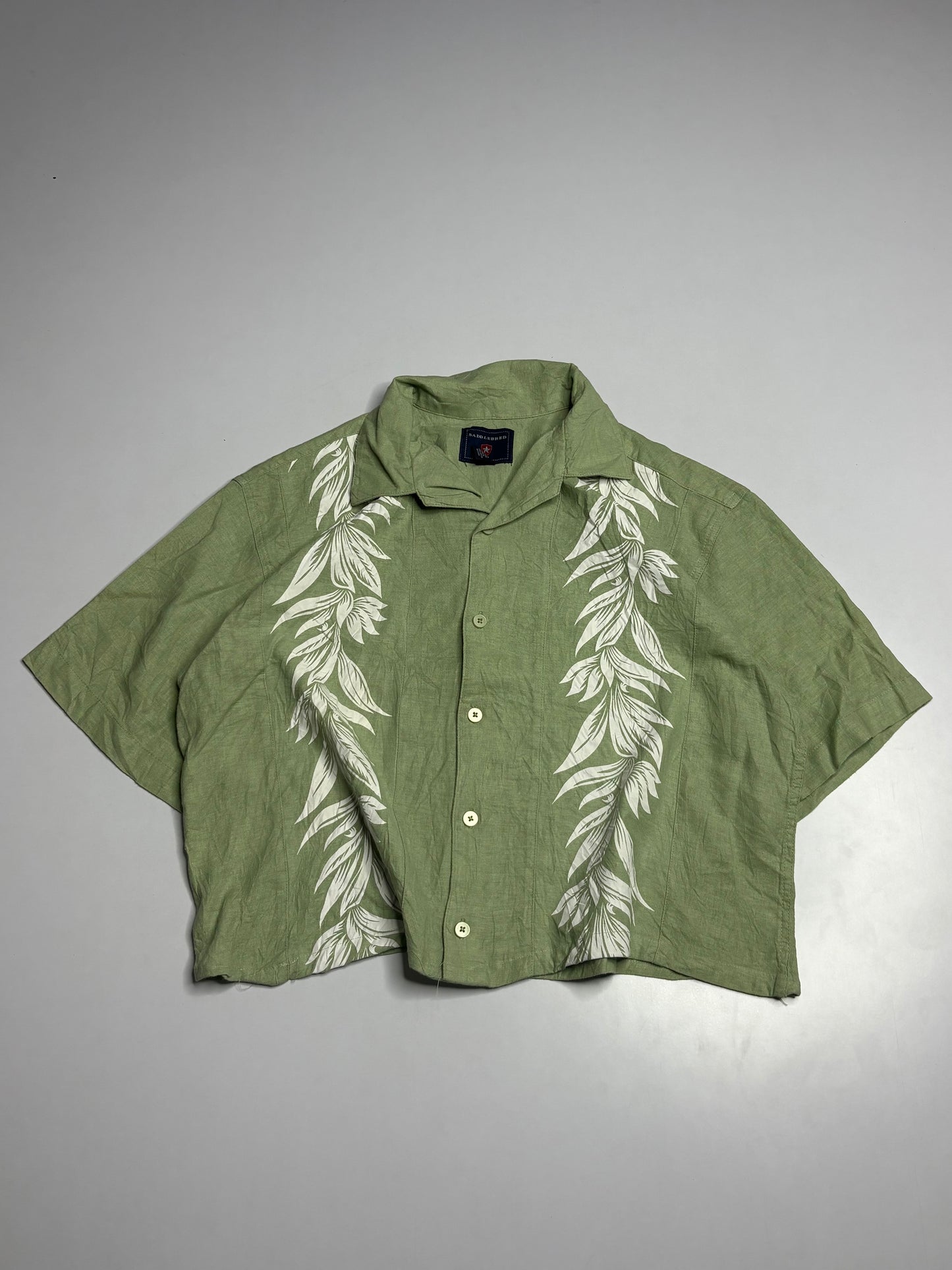 Printed Crop Shirt