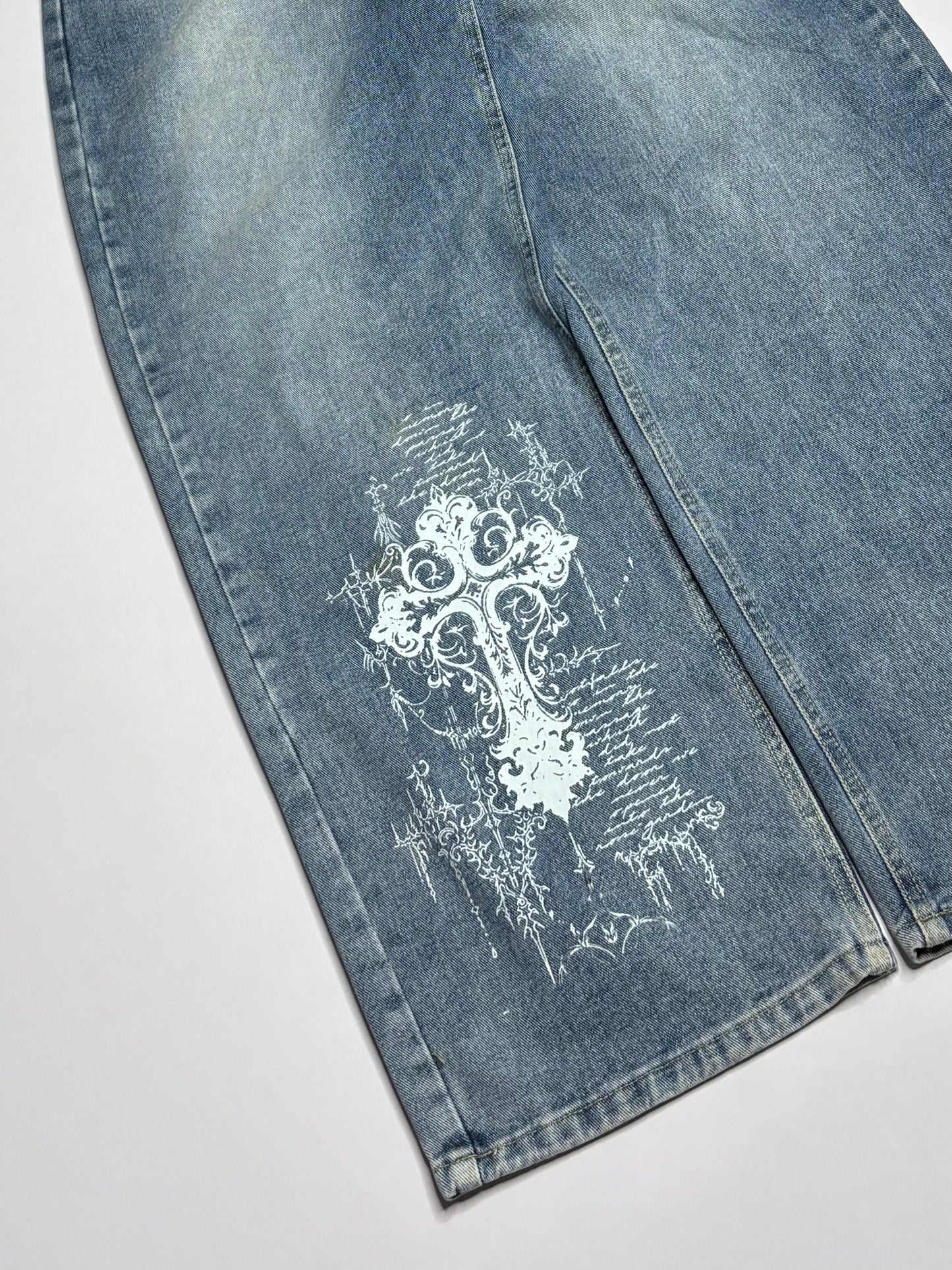 Printed Denim (Thrifted)