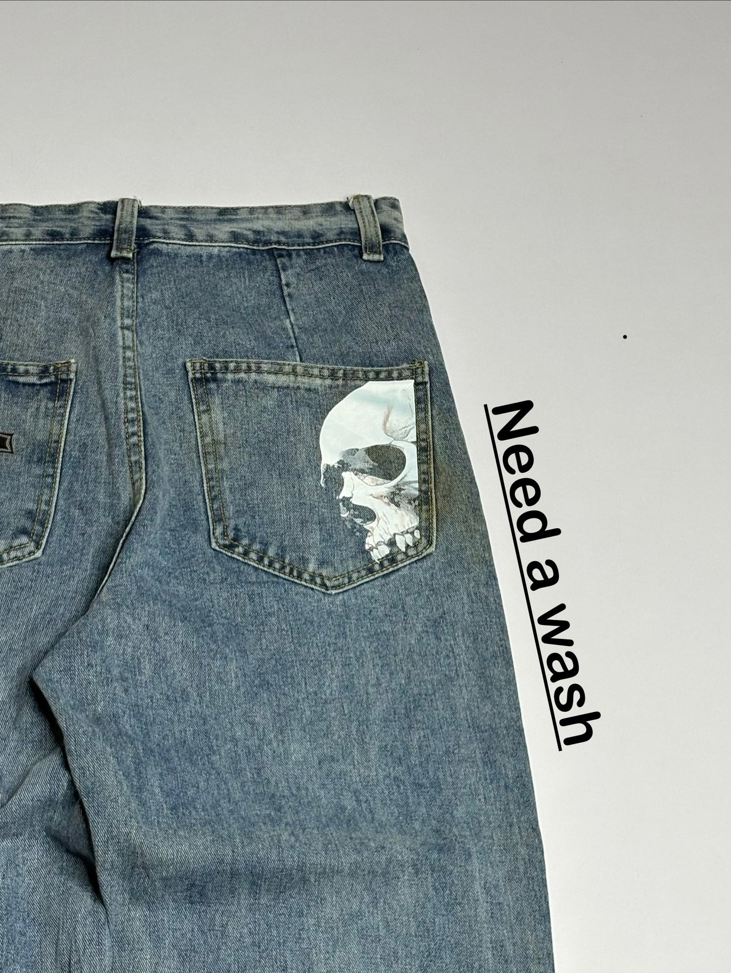 Printed Denim (Thrifted)