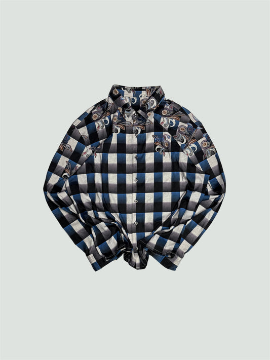 Printed Boxy Shirt (stretchable fabric)