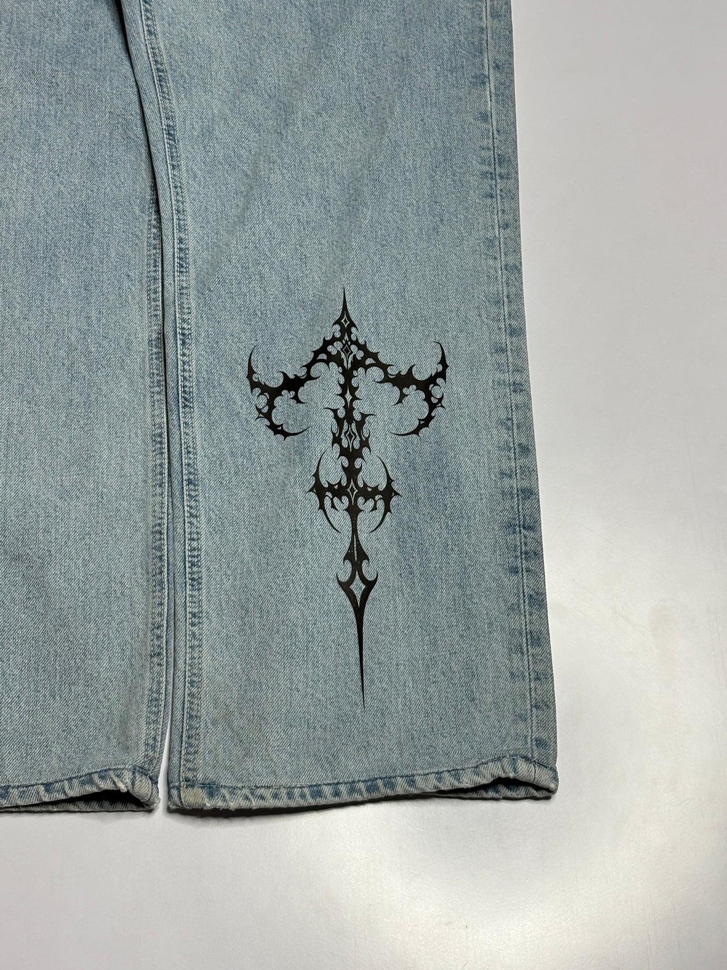 Printed Denim (Thrifted)