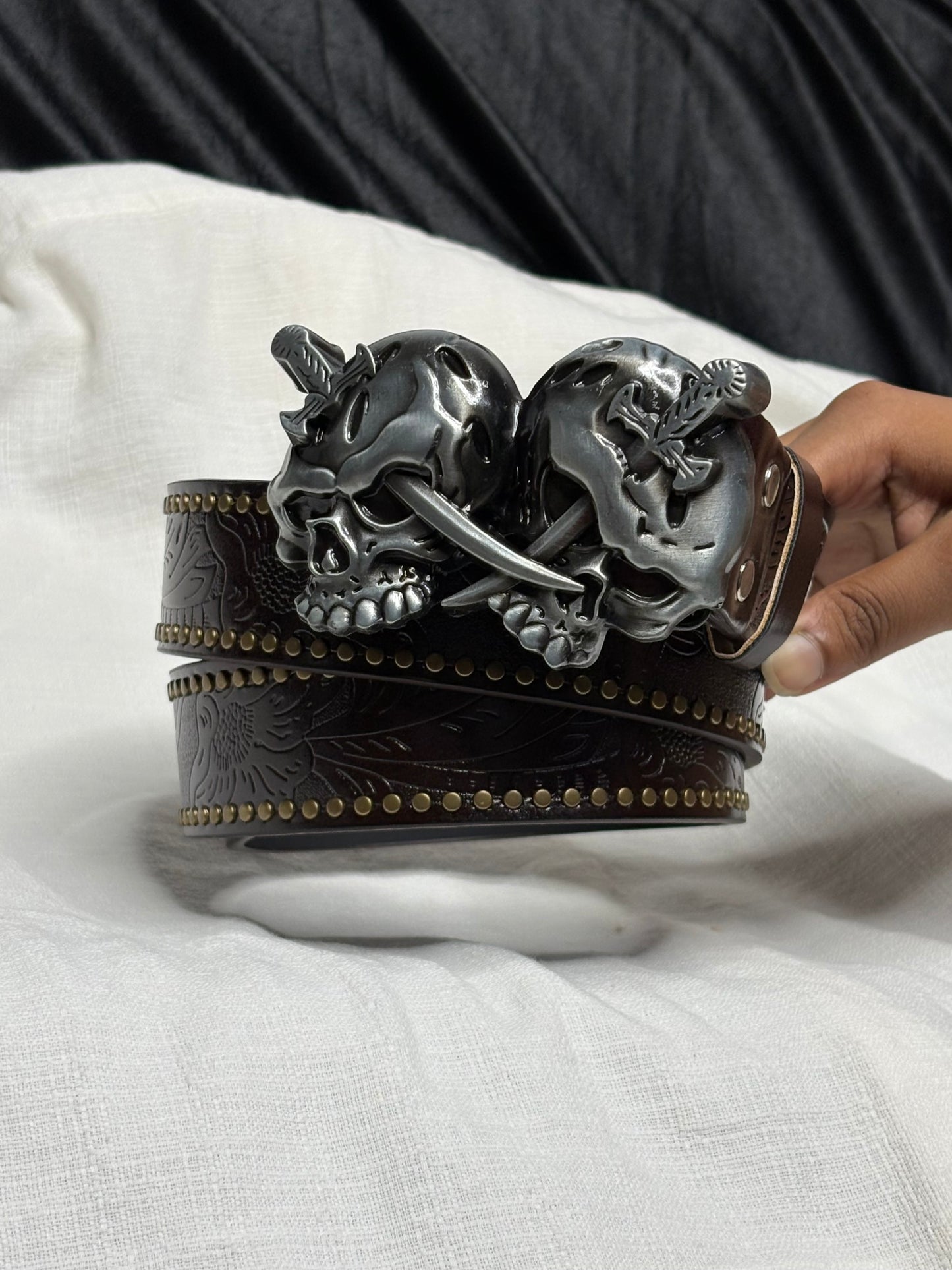 Execution Skull Buckle Belt 🗡️💀
