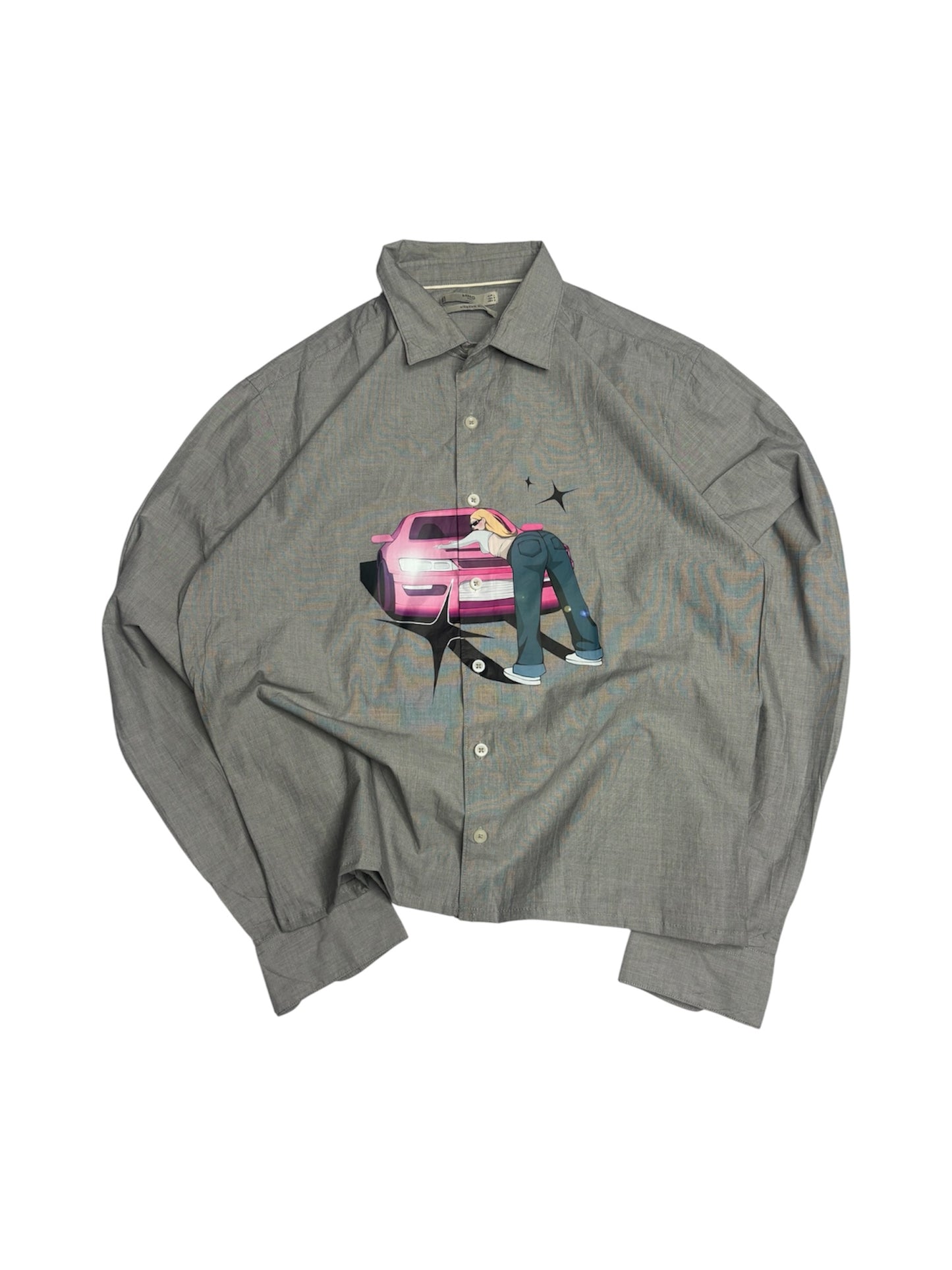 Printed Boxy Shirt