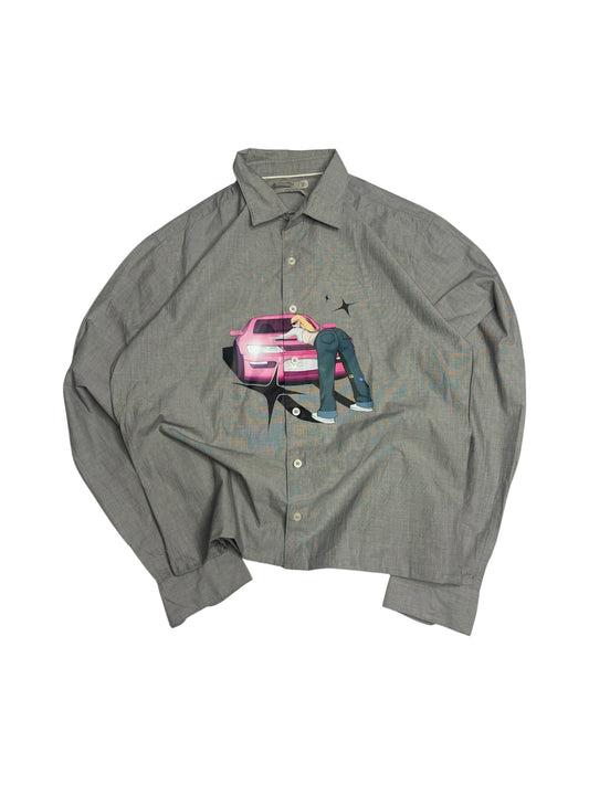Printed Boxy Shirt