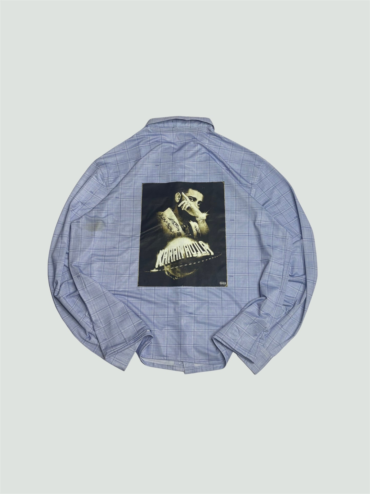 Printed Boxy Shirt (Stretchable Fabric)