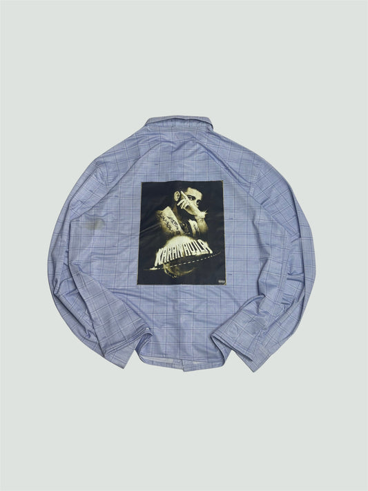 Printed Boxy Shirt (Stretchable Fabric)