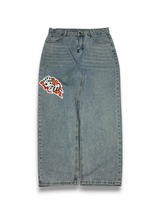 Printed Denim (Thrifted)