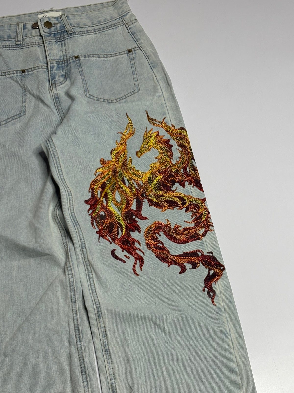 Printed Denim (Thrifted)