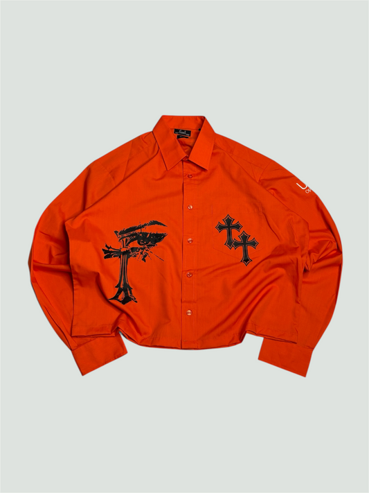 Printed Boxy Shirt