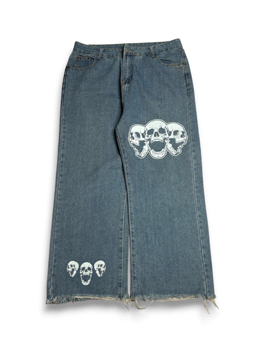 Printed Denim (Thrifted)