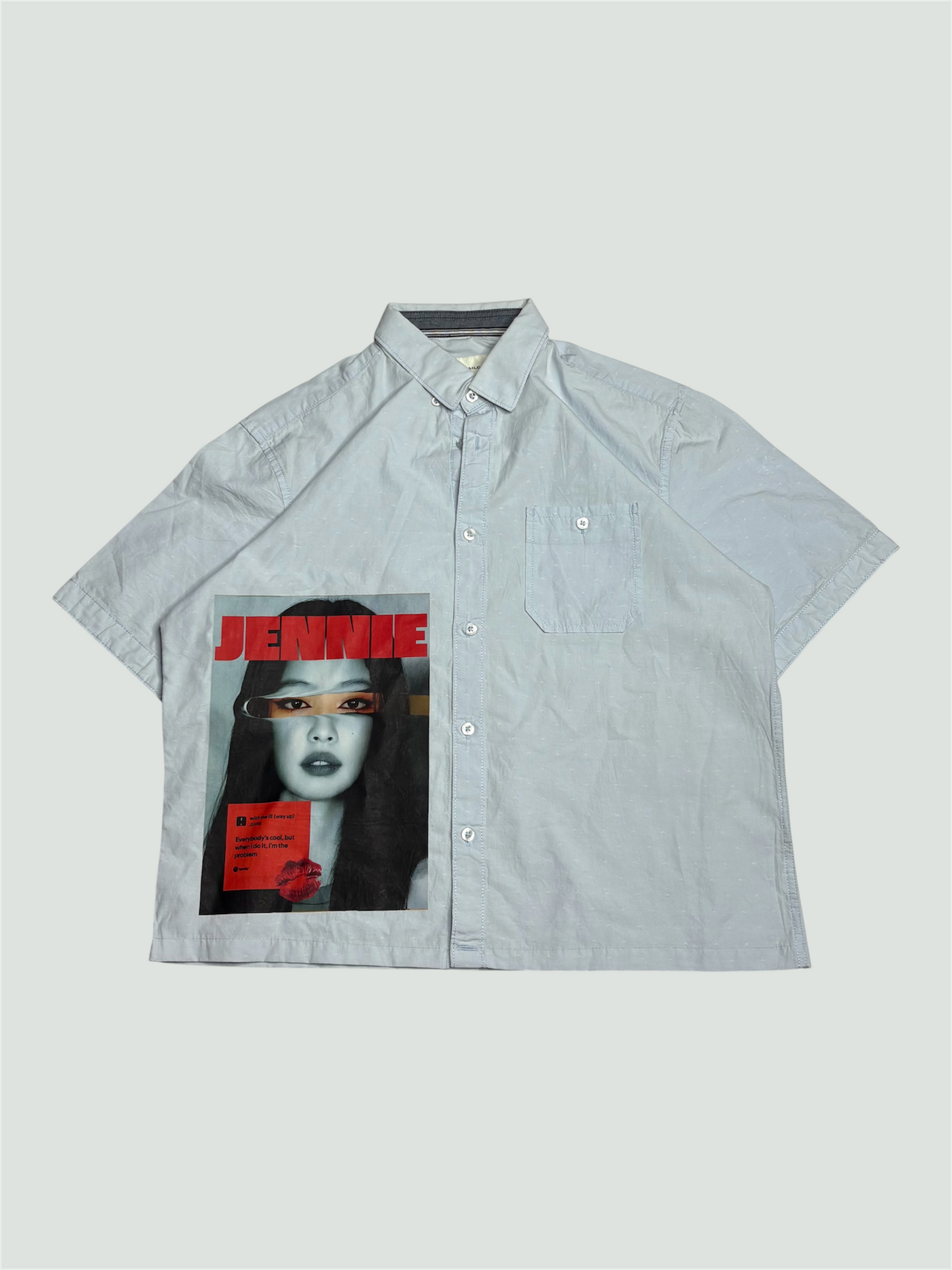 Printed Boxy Shirt
