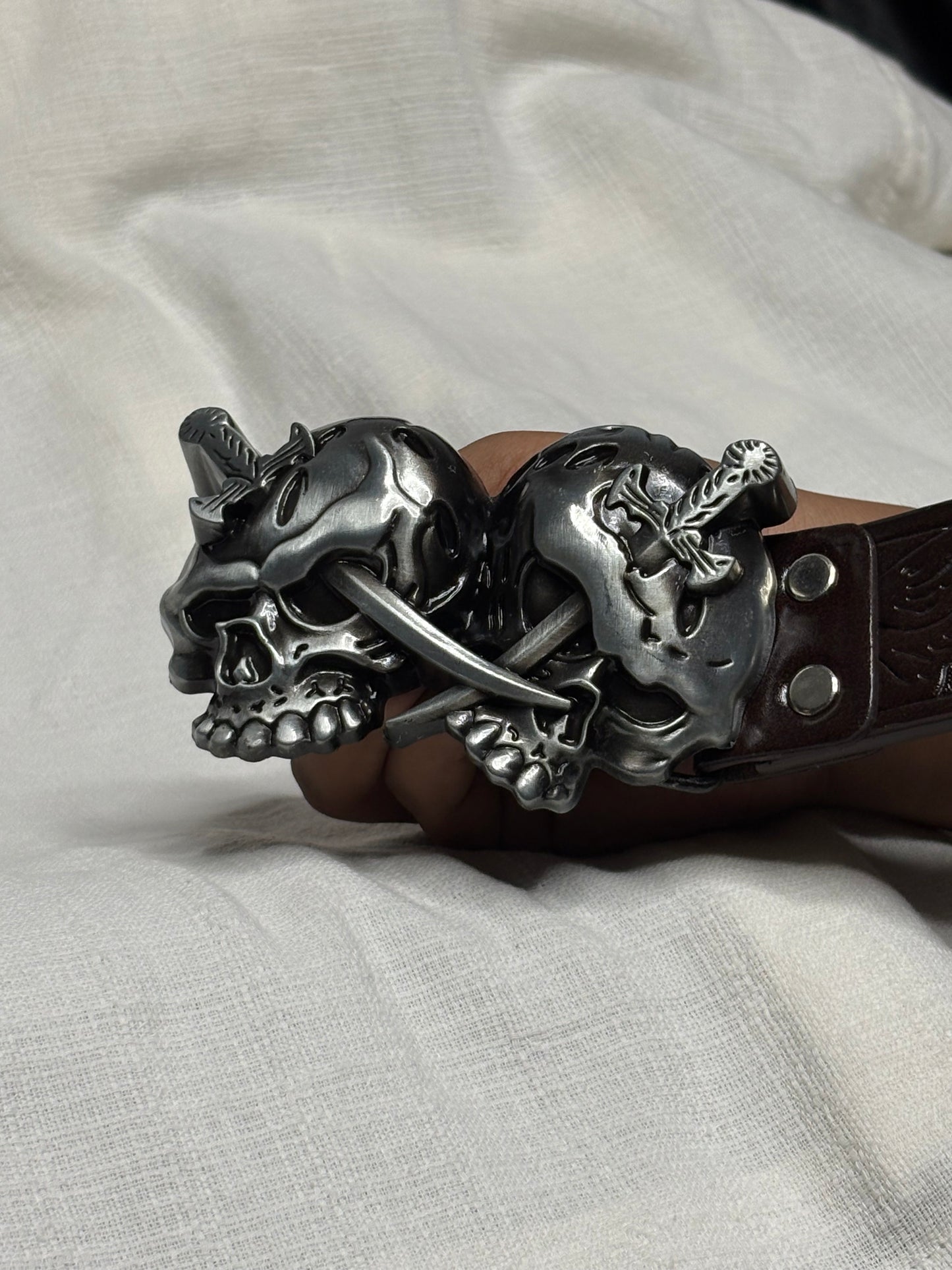 Execution Skull Buckle Belt 🗡️💀