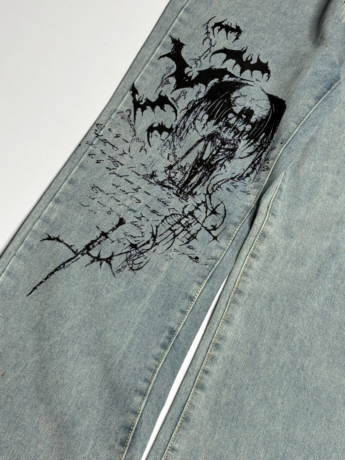 Printed Denim (Thrifted)
