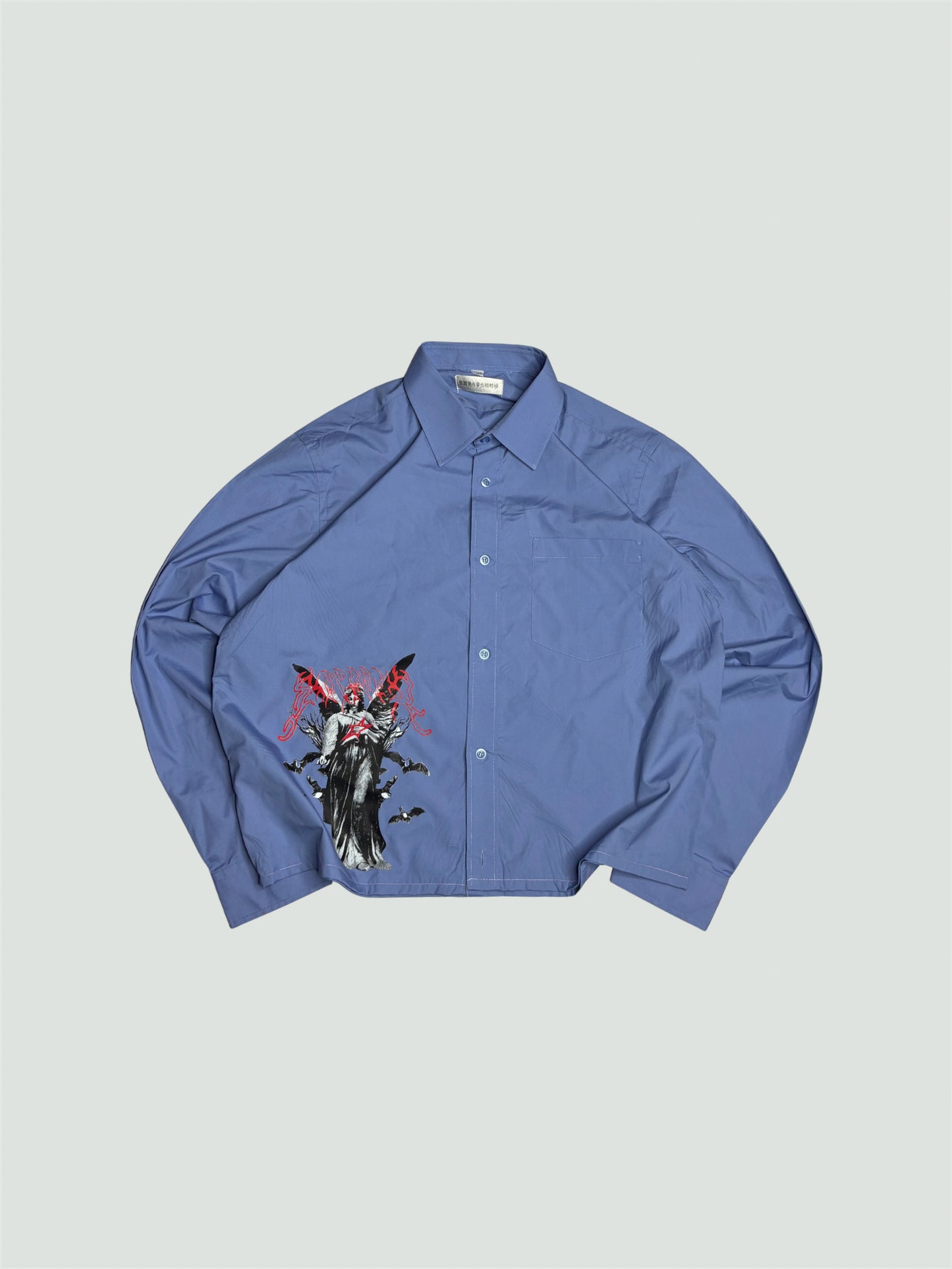 Printed Boxy Shirt