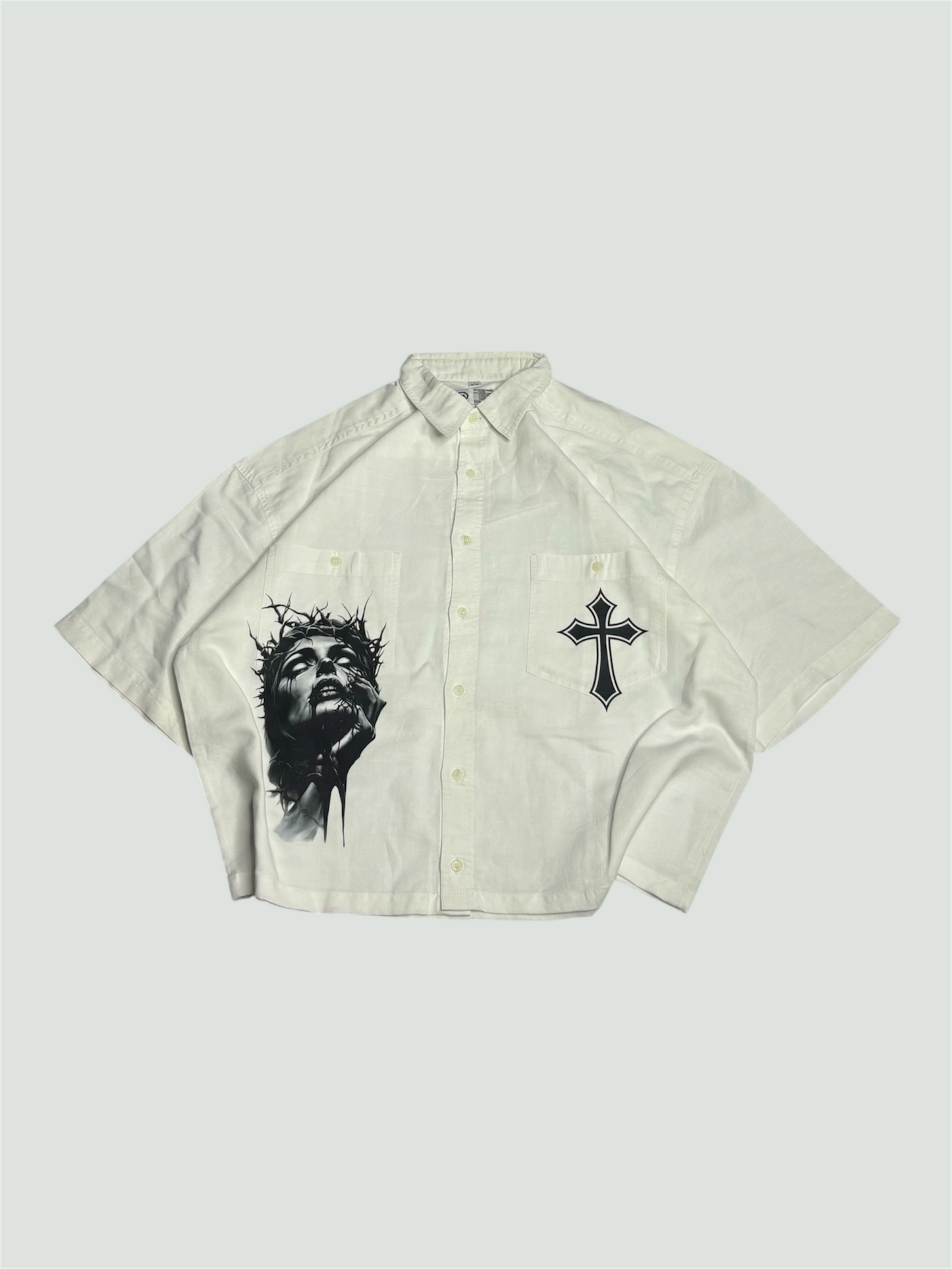 Printed Boxy Shirt
