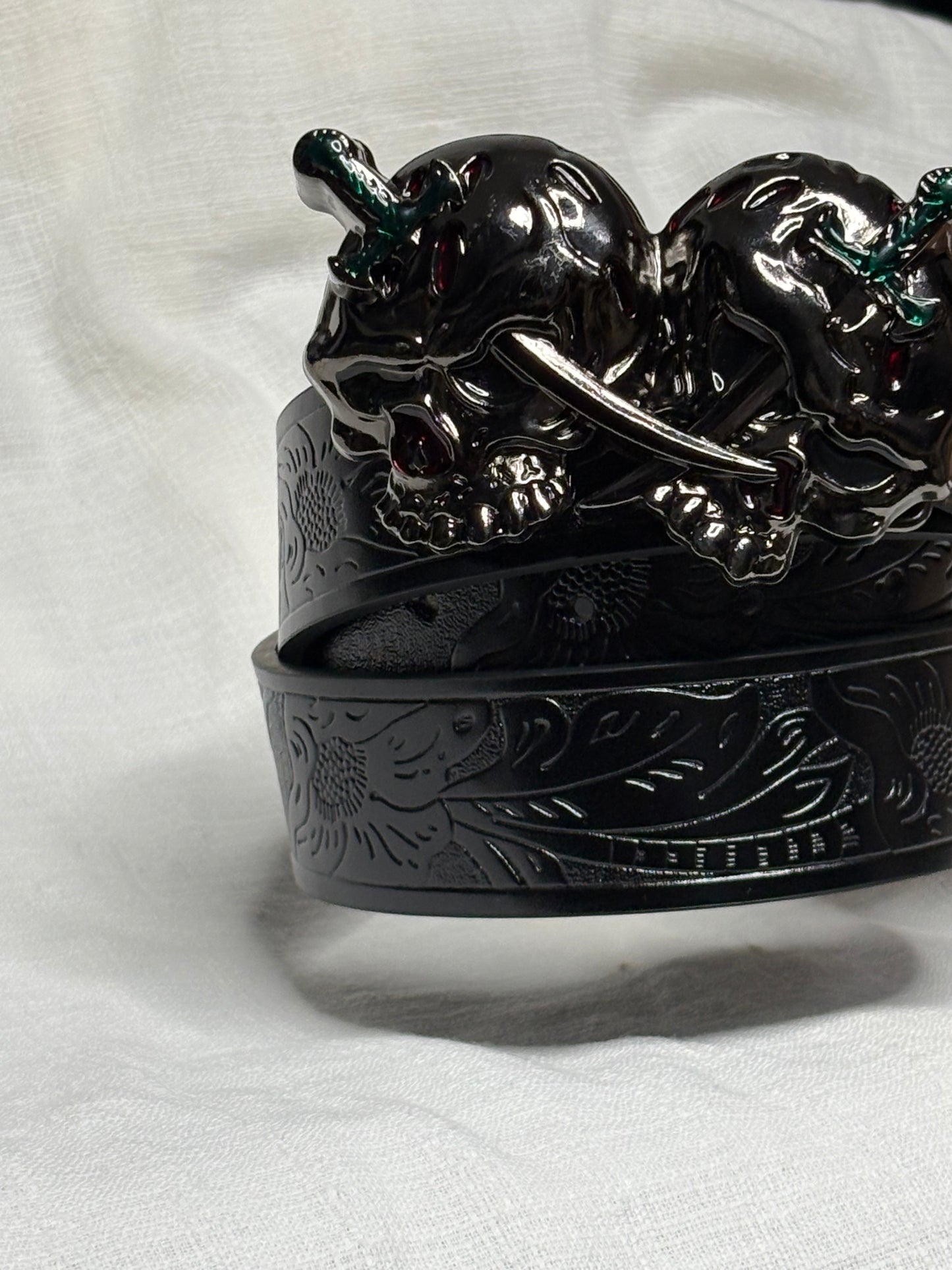 Execution Skull Buckle Belt 🗡️💀