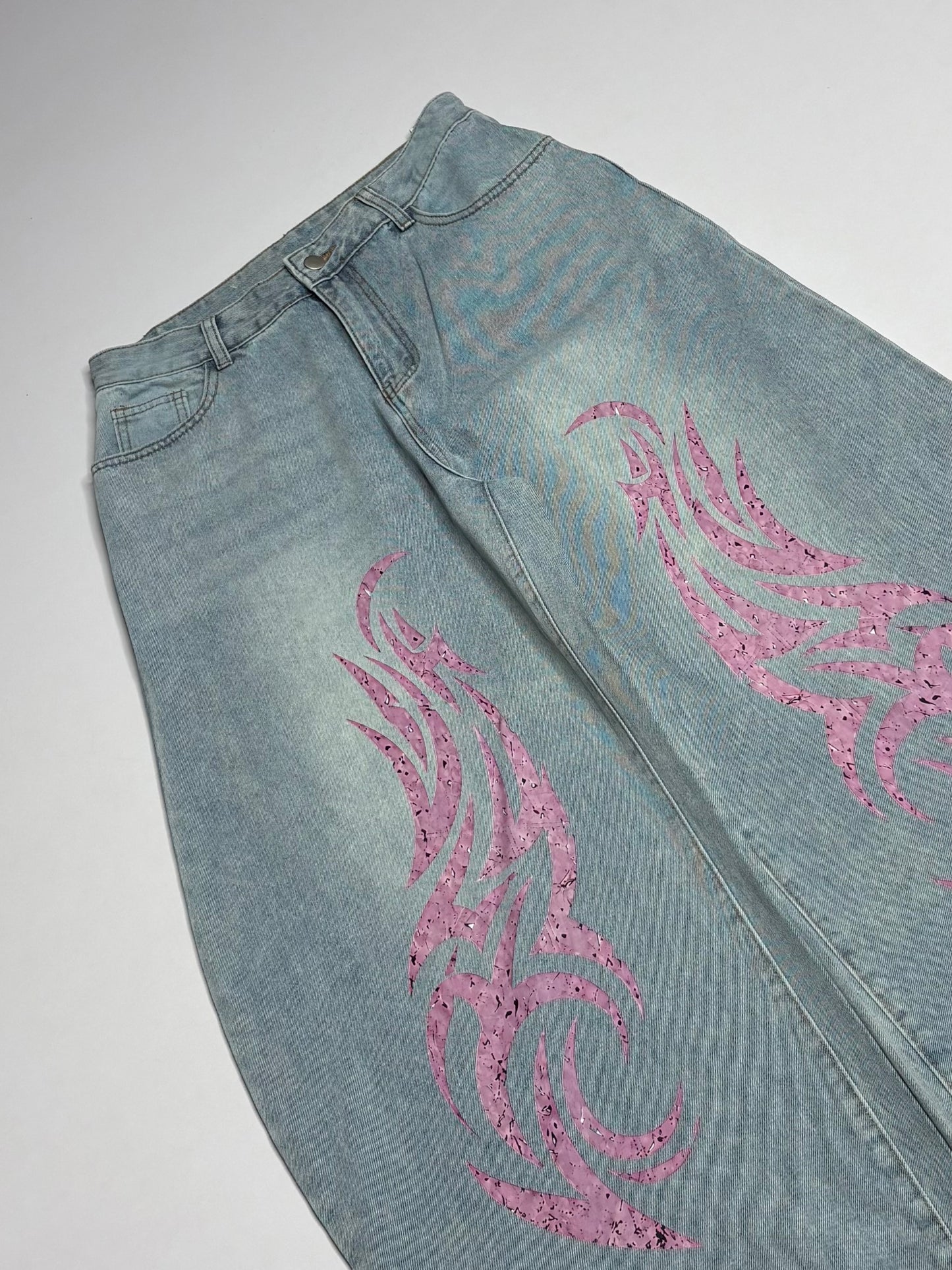 Printed Denim (Thrifted)