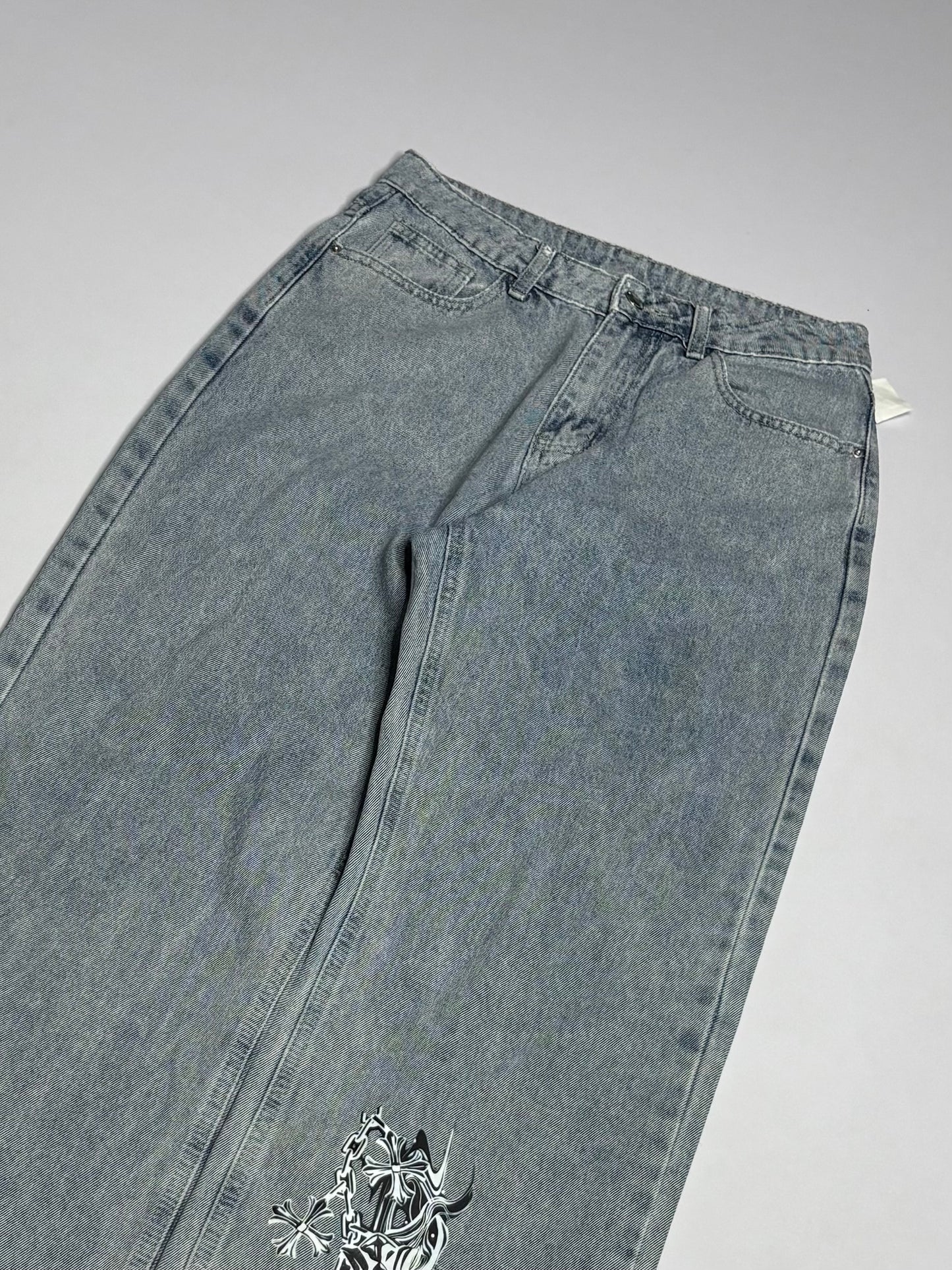 Printed Denim (Thrifted)
