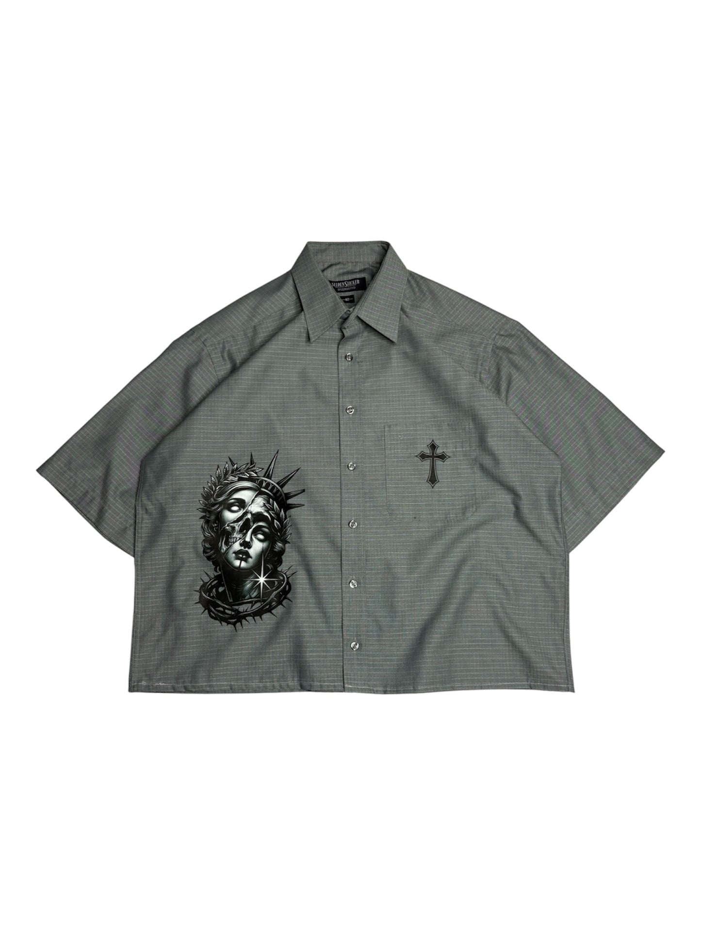 Printed Boxy Shirt