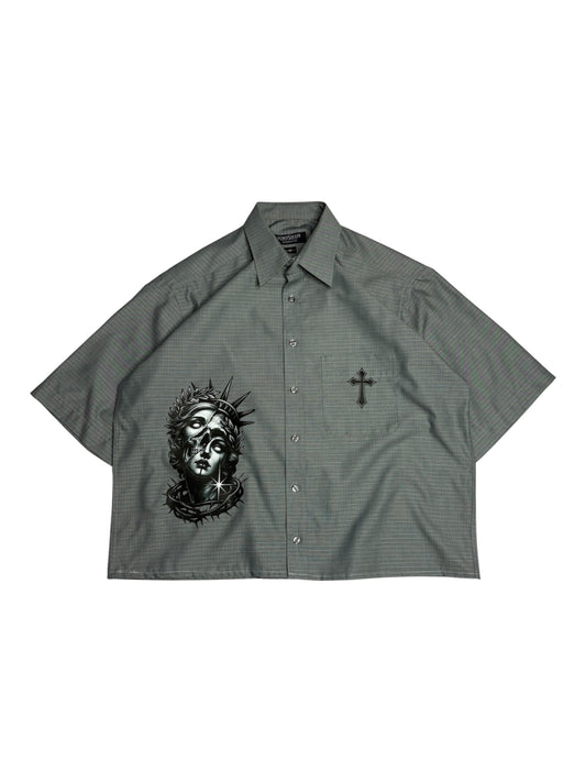 Printed Boxy Shirt