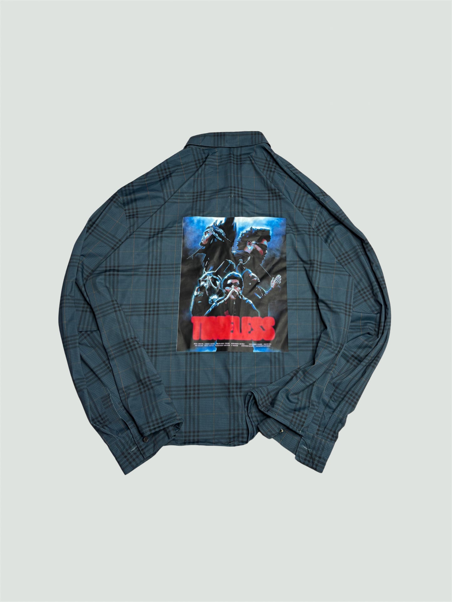 Printed Boxy Shirt (Stretchable Fabric)