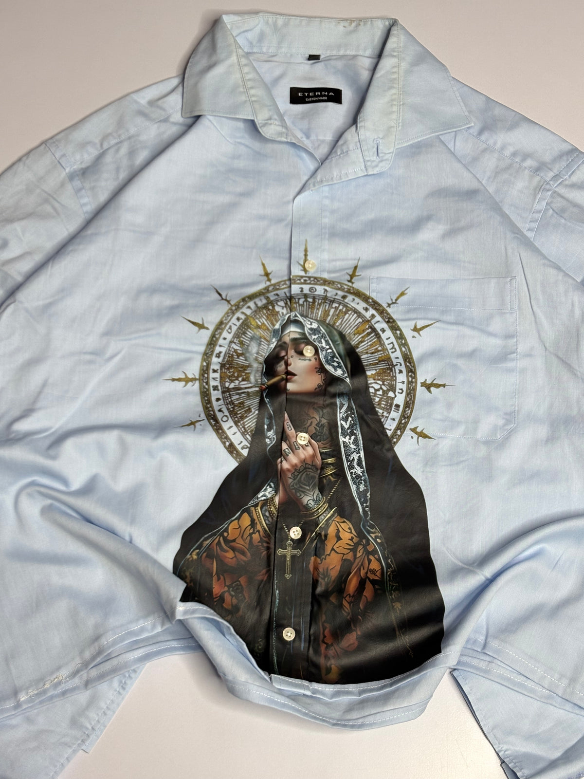 Printed Boxy Shirt