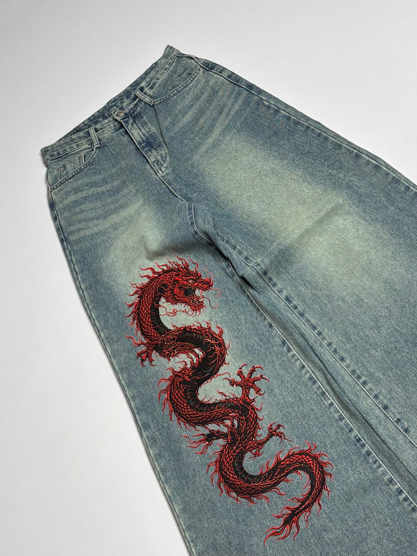 Printed Denim (Thrifted)