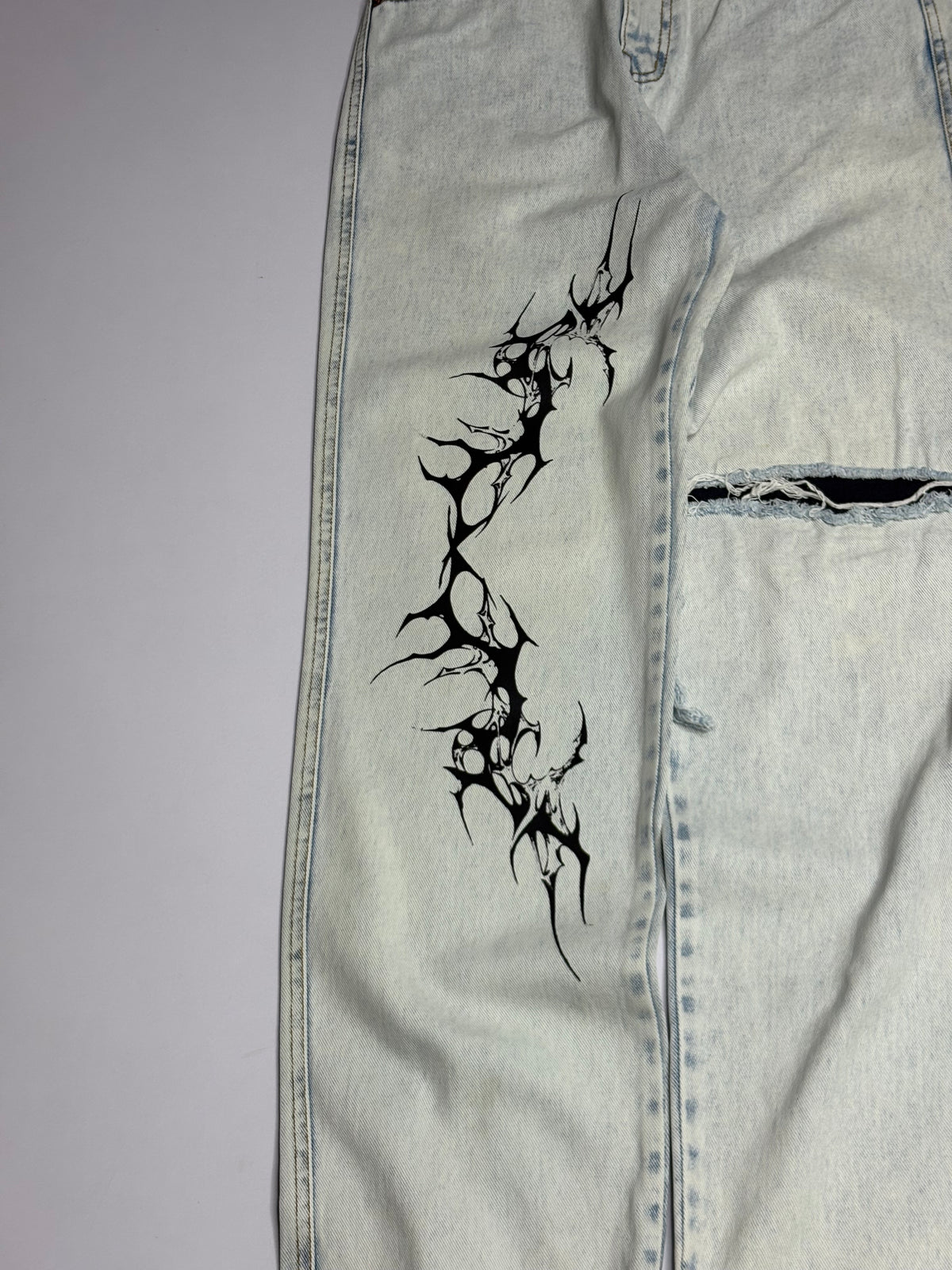 Printed Denim (Thrifted)
