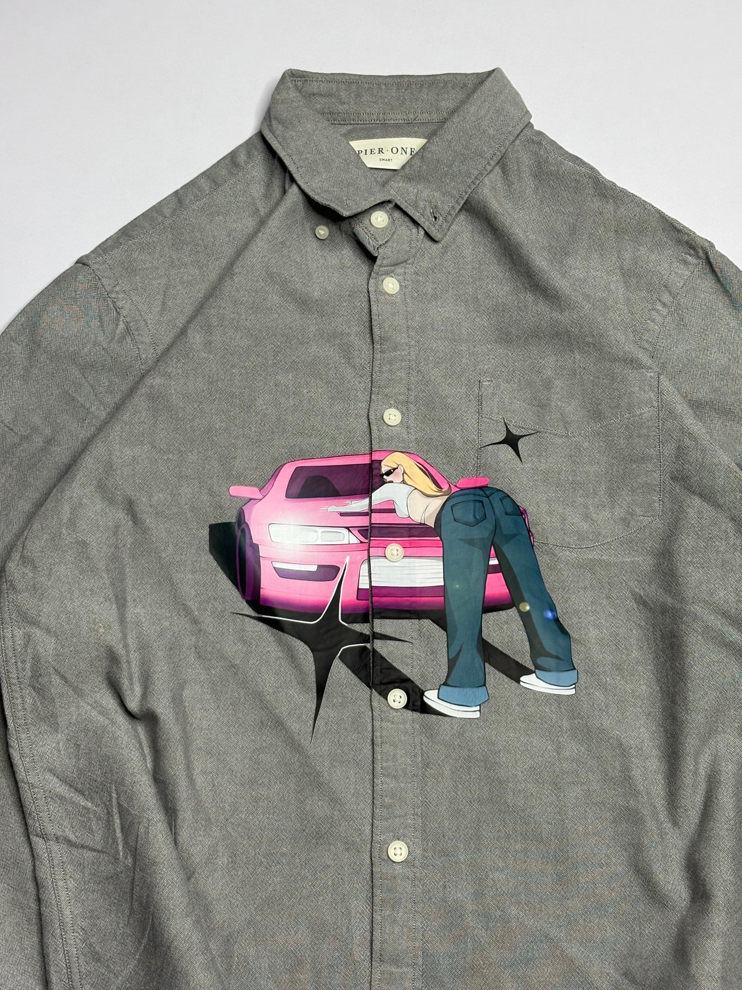 Printed Boxy Shirt