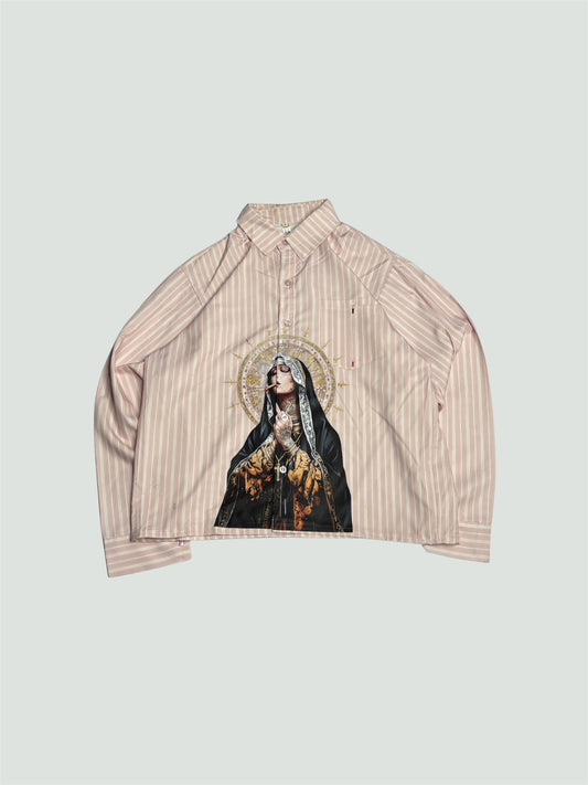 Printed Boxy Shirt