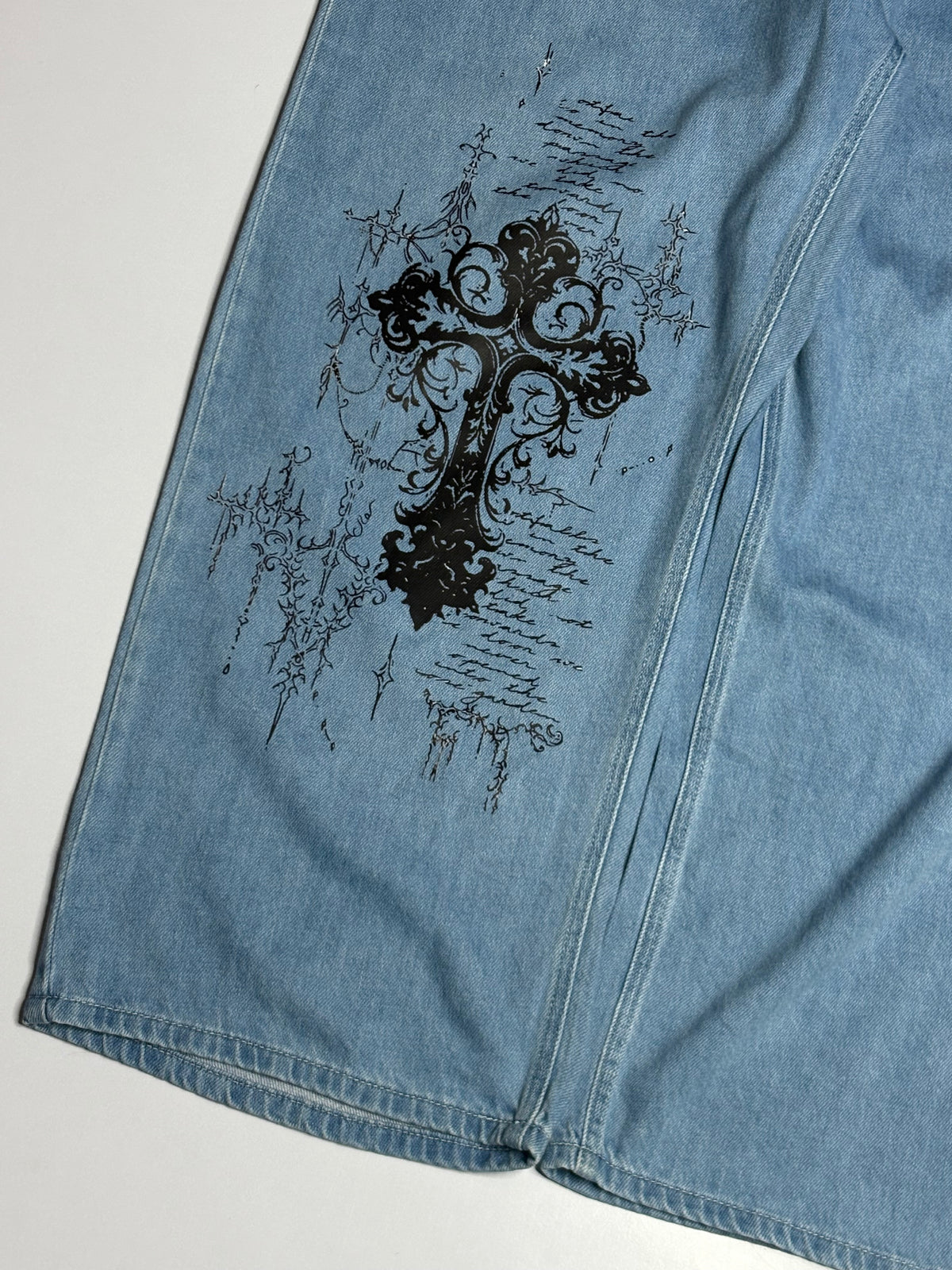Printed Denim (Thrifted)