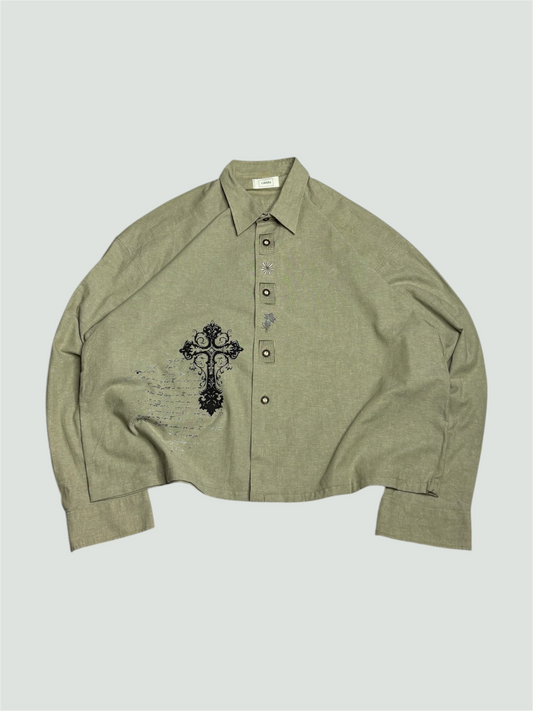 Printed Boxy Shirt