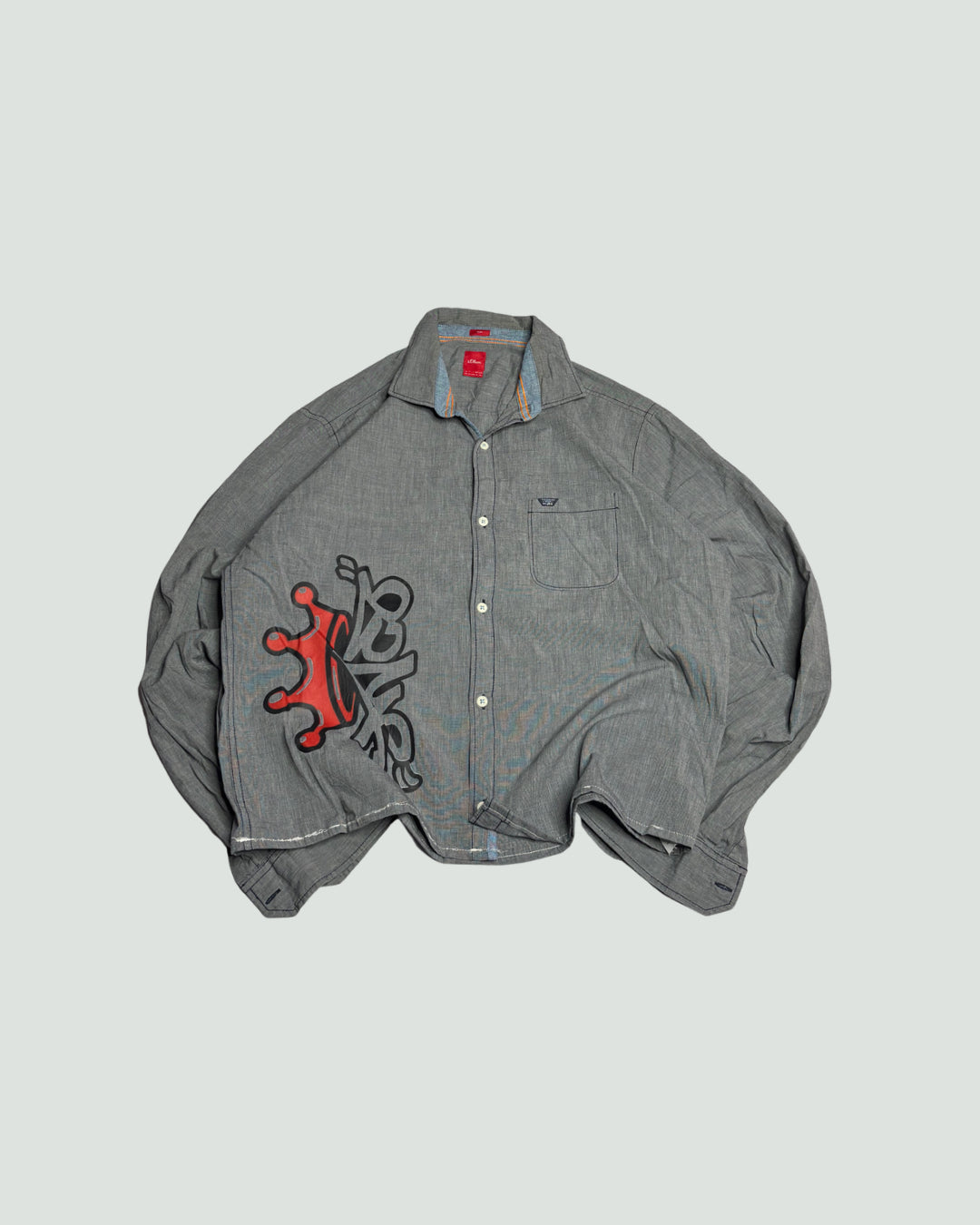 Printed Boxy Shirt