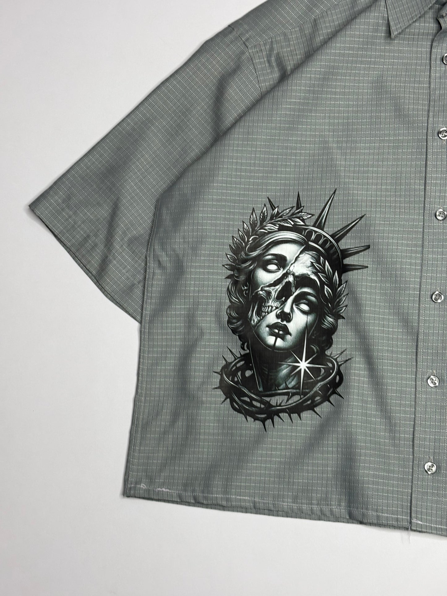 Printed Boxy Shirt