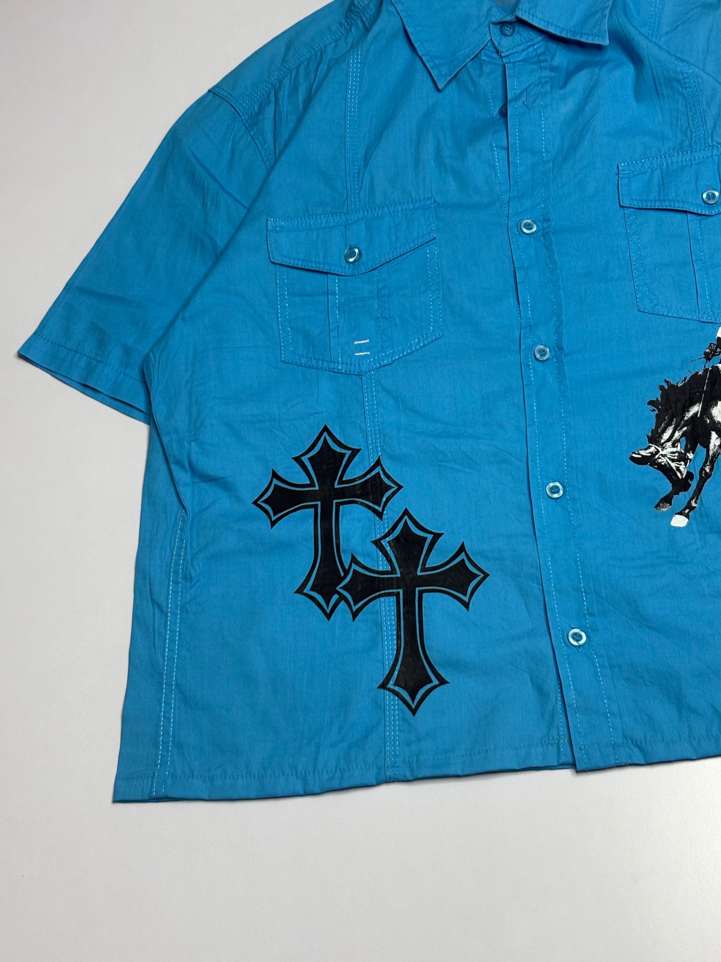 Printed Boxy Shirt