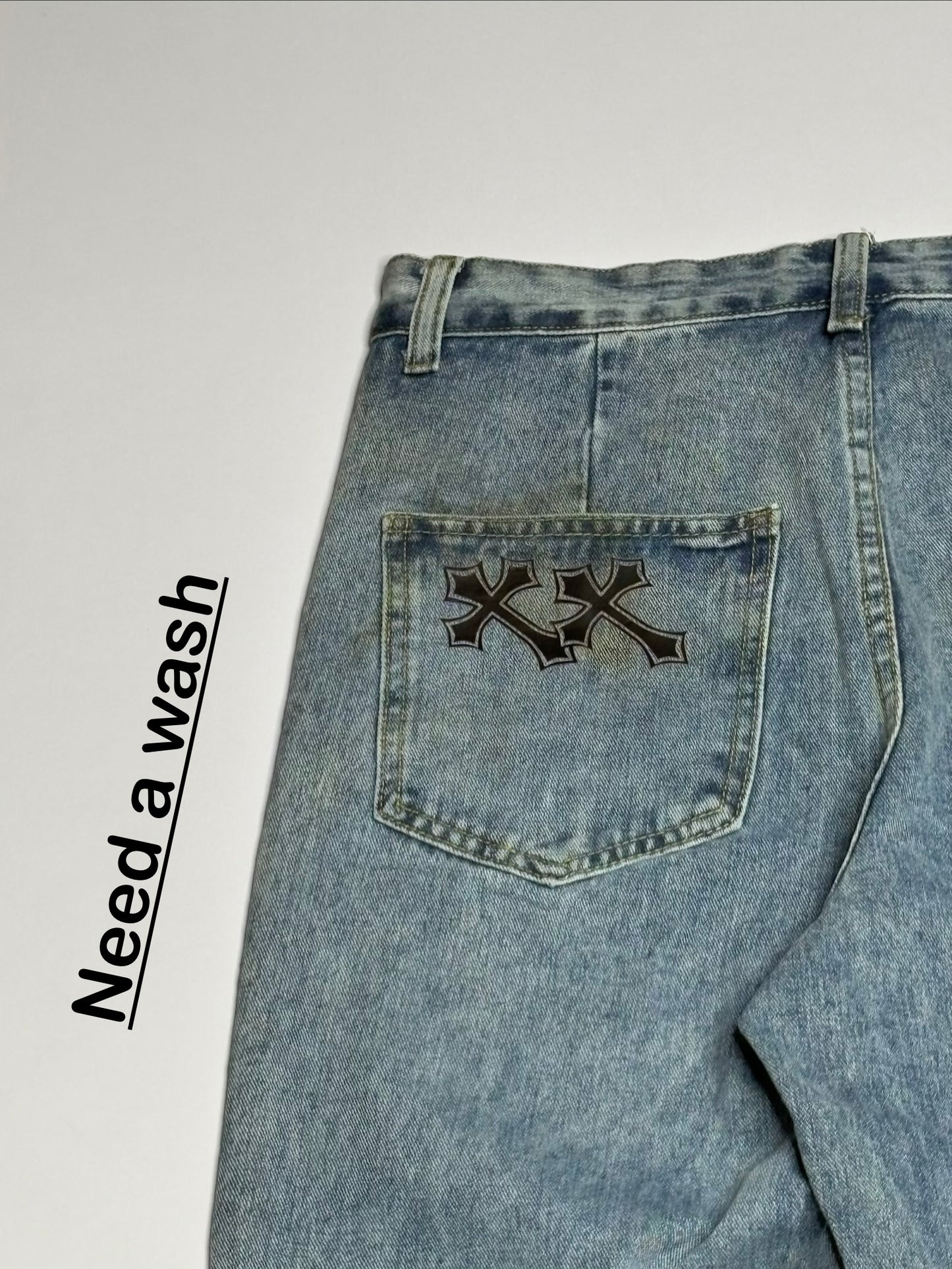 Printed Denim (Thrifted)