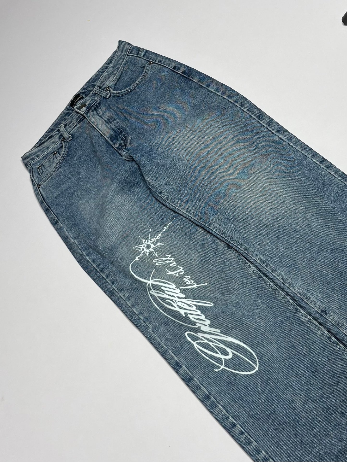 Printed Denim (Thrifted)